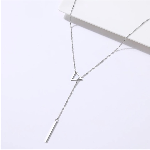 TRIANGLE ♡ Stainless Steel Necklace GIFT - Picture 5 of 8